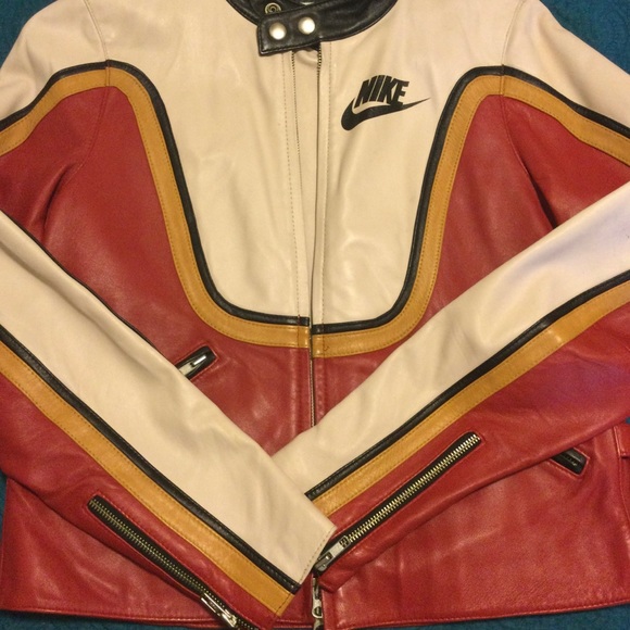 Vintage Nike Leather Motorcycle Jacket - Picture 2 of 7